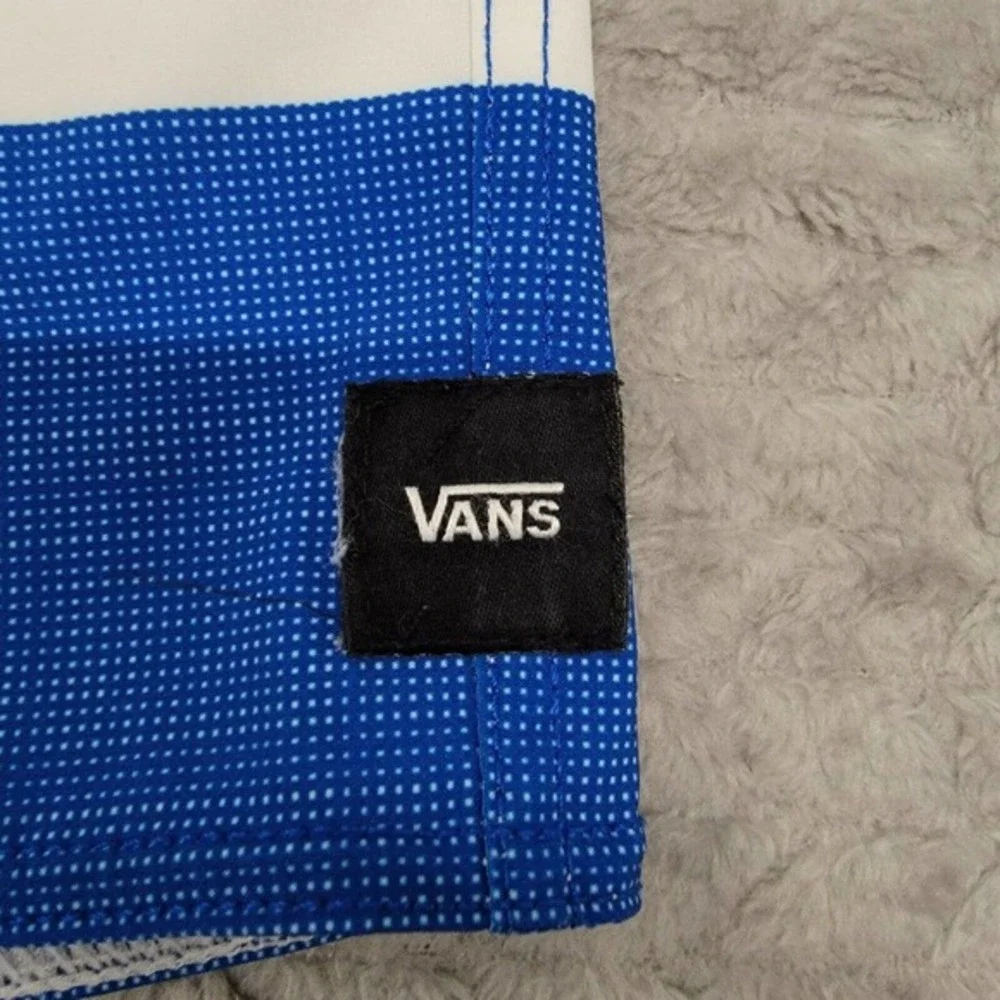 Vans Youth Boys Swim Surf Stretch Board Shorts - Blue Aloha‎ Print Size 26 / 12